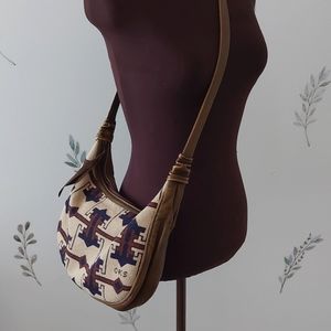 Pattern Brown Crossbody Bag